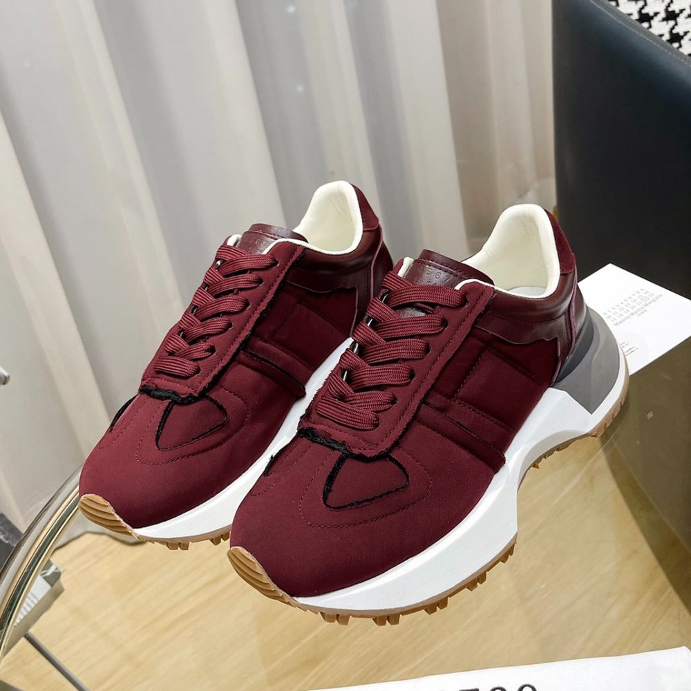 MAISON MARGIELA Women's Sneakers ♥ Burgundy ♥